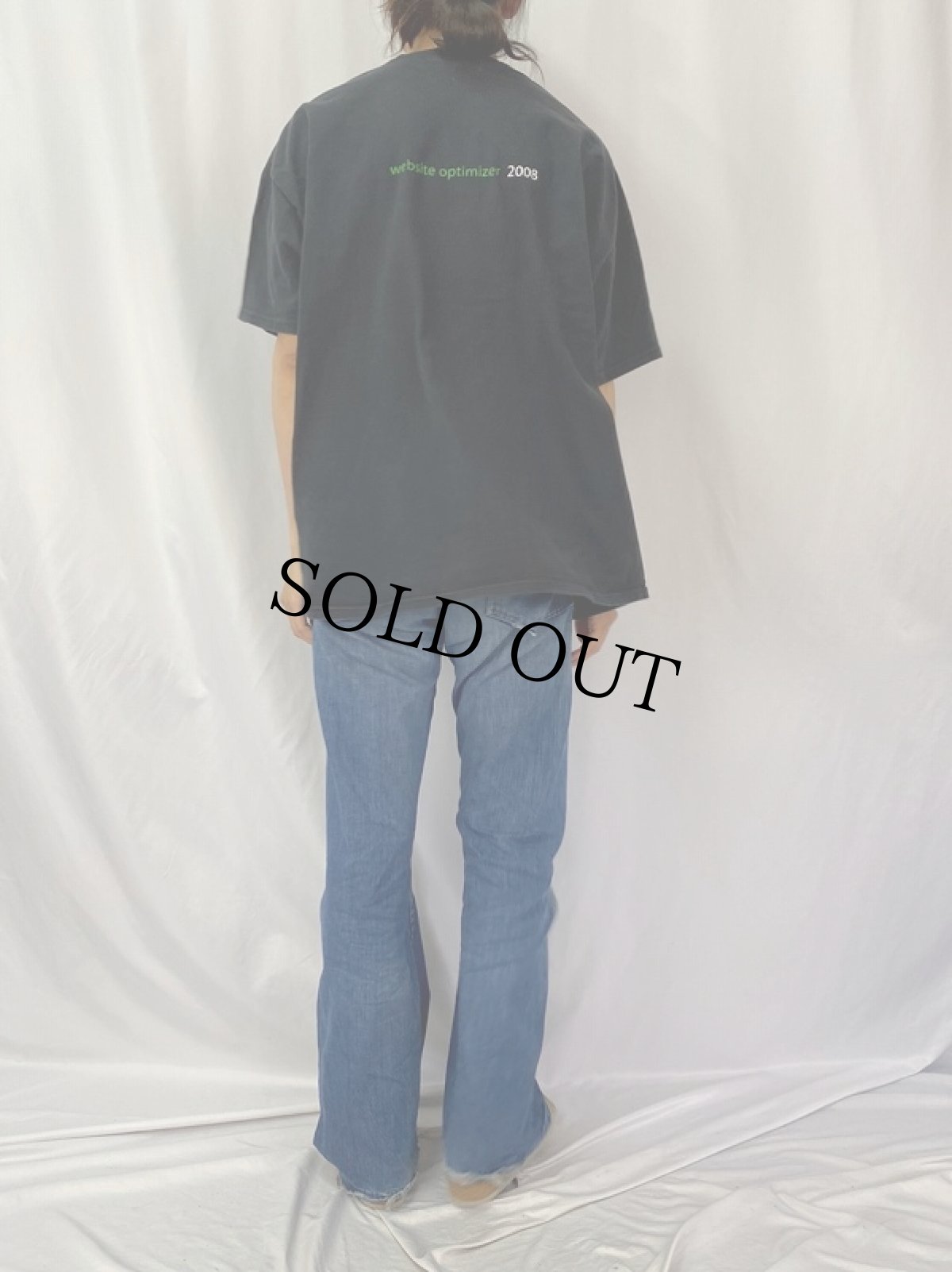 画像4: 2000's Google IT企業プリントTシャツ BLACK 2XL (4)