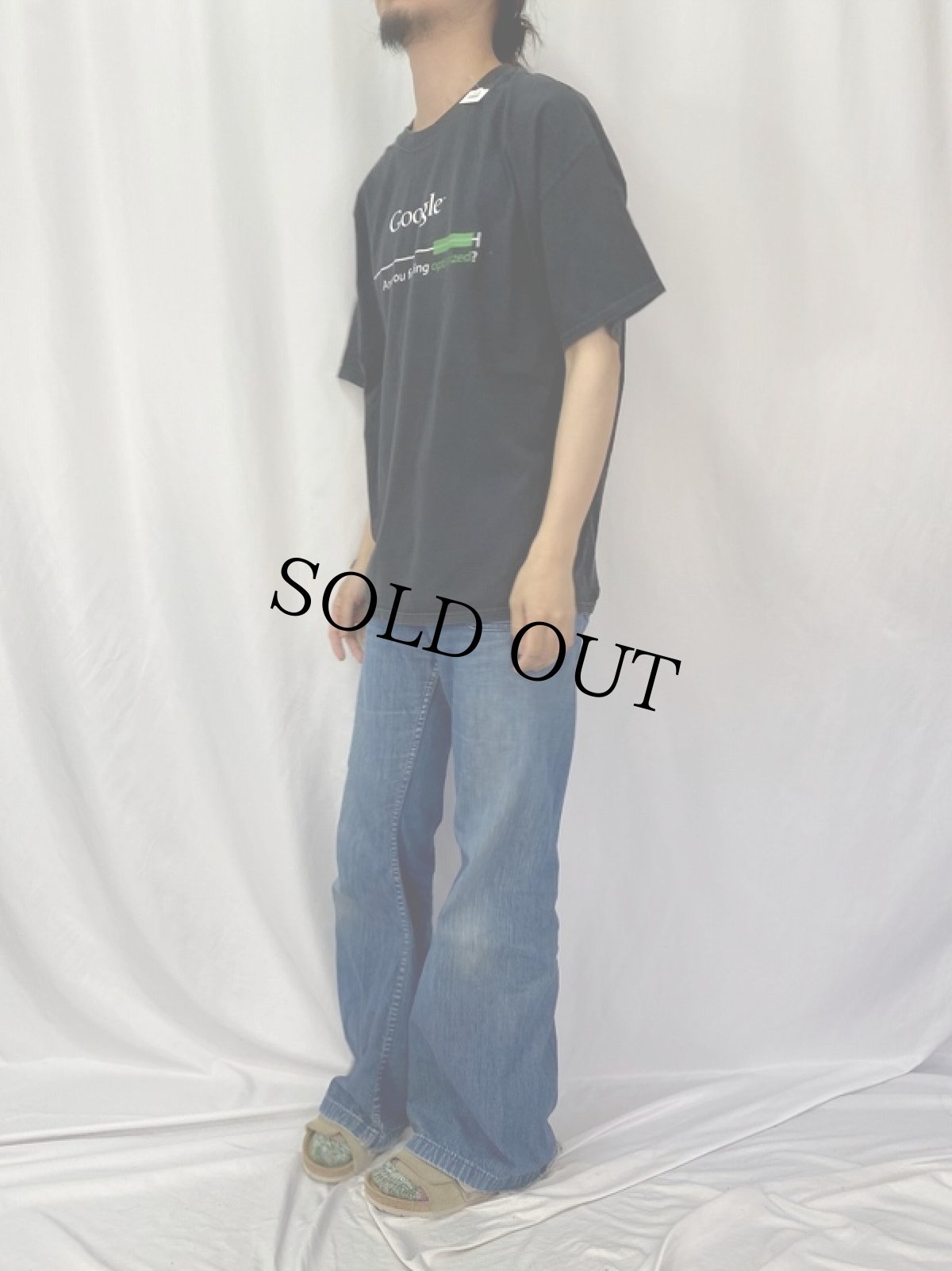 画像3: 2000's Google IT企業プリントTシャツ BLACK 2XL (3)