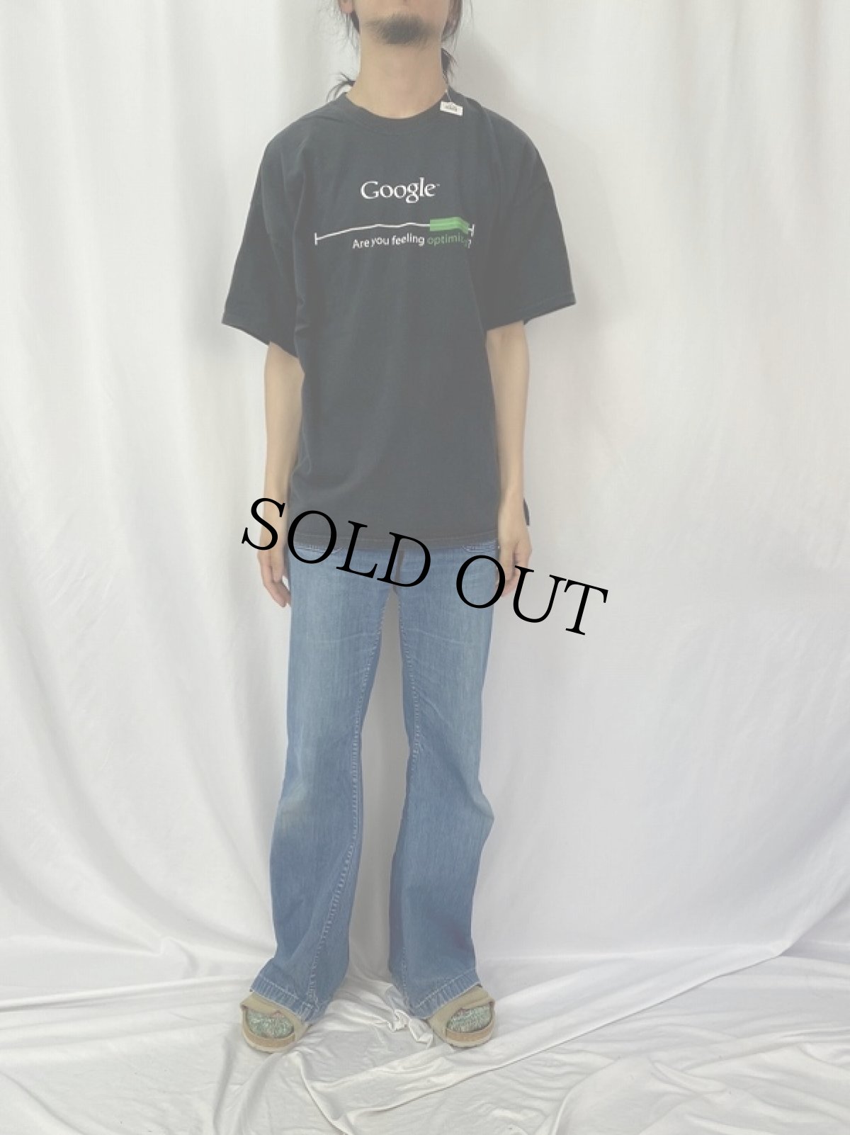 画像2: 2000's Google IT企業プリントTシャツ BLACK 2XL (2)