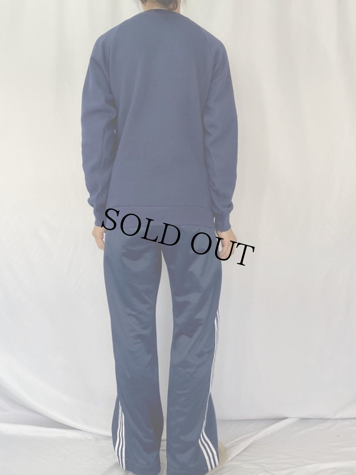 画像4: 80's Champion トリコタグ USA製 "WEST VIRGINIA" プリントスウェット NAVY XL (4)