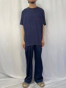 画像2: 90's POLO Ralph Lauren USA製 ロゴ刺繍 ポケットTシャツ L (2)