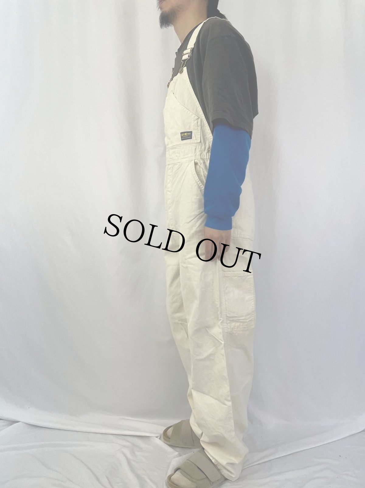 画像3: 90's OSH KOSH "Vestbak" カツラギペインターオーバーオール (3)