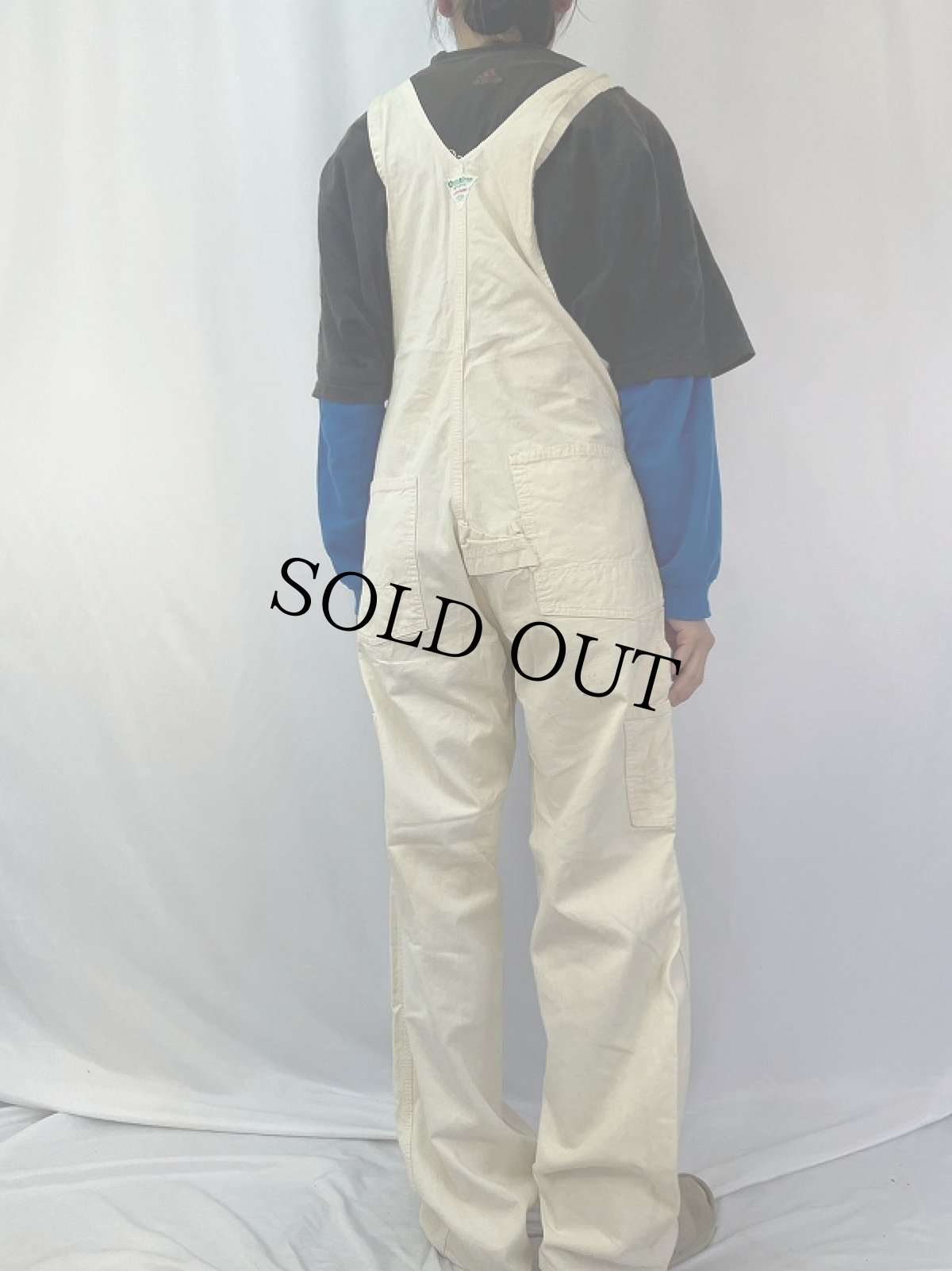 画像4: 90's OSH KOSH "Vestbak" カツラギペインターオーバーオール (4)