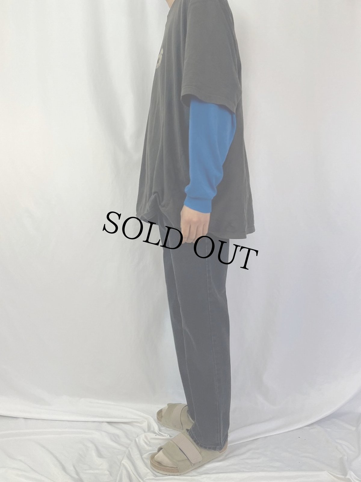 画像3: 90's Lee USA製 ブラックデニムパンツ W31 (3)