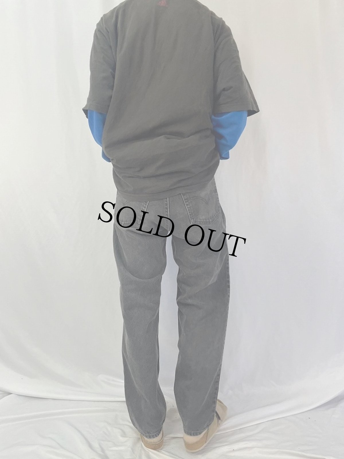 画像4: 90's Levi's 550 USA製 ブラックデニム W37 (4)