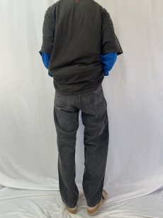 画像4: 90's Levi's 550 USA製 ブラックデニム W37 (4)