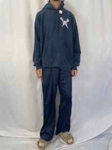 画像2: 2000's Champion REVERSE WEAVE バックプリントスウェット NAVY L (2)