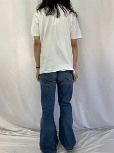 画像4: 90's USA製 シュールイラストプリントTシャツ XL (4)