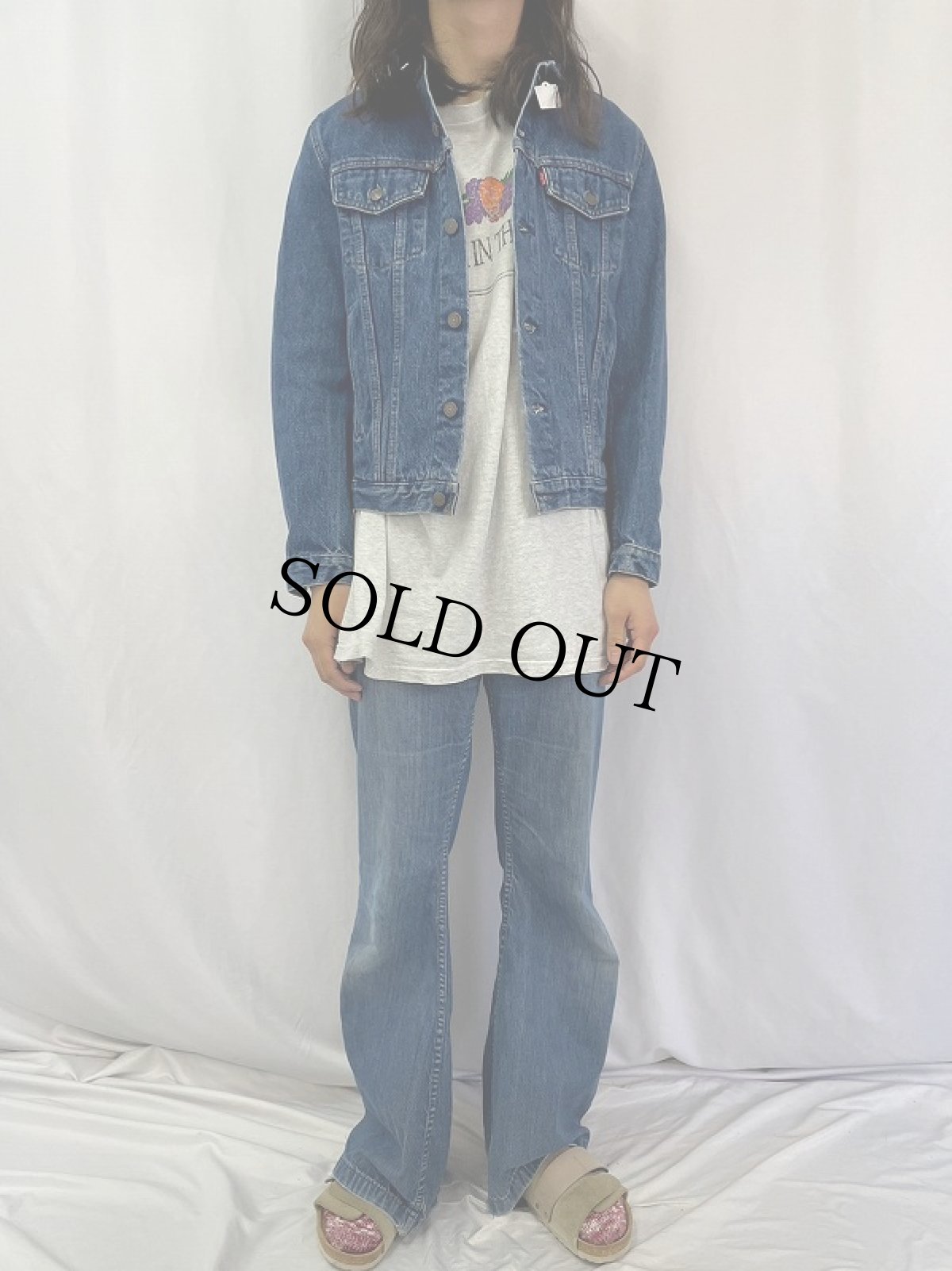 画像2: 80's EURO Levi's 71506-0217 FRANCE製 デニムジャケット SIZE38 (2)