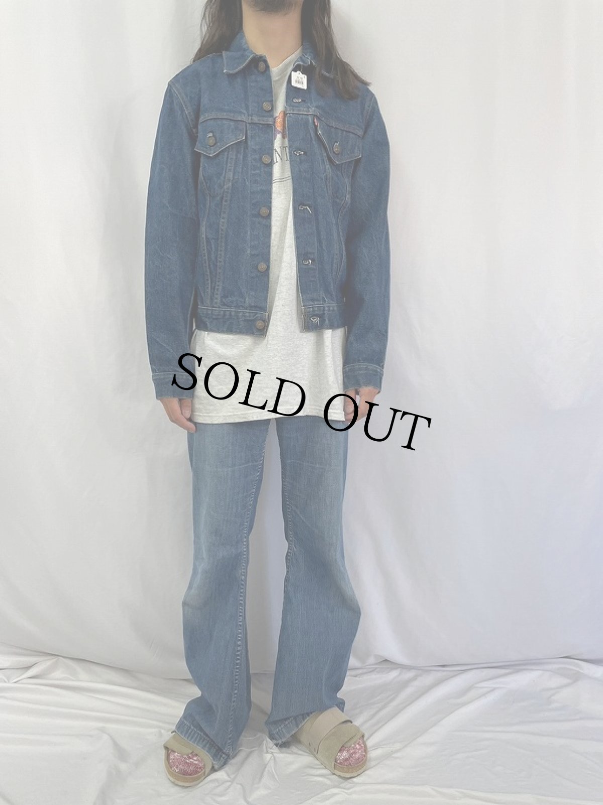 画像2: 70〜80's Levi's 71205-0217 USA製 デニムジャケット SIZE42L (2)