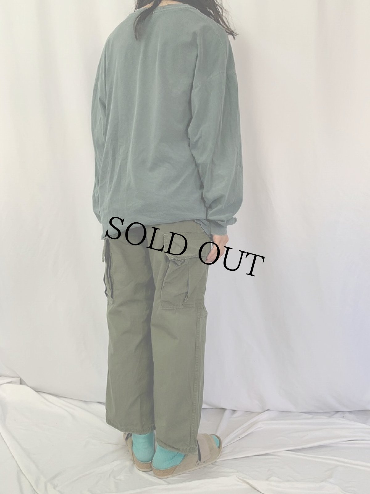 画像4: 60's U.S.ARMY ジャングルファティーグパンツ 4th SMALL-SHORT (4)