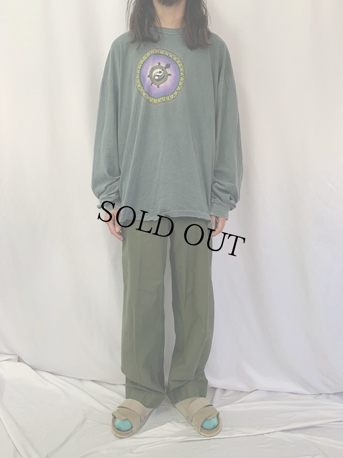 画像2: 50's U.S.NAVY ユーティリティーパンツ W32 (2)