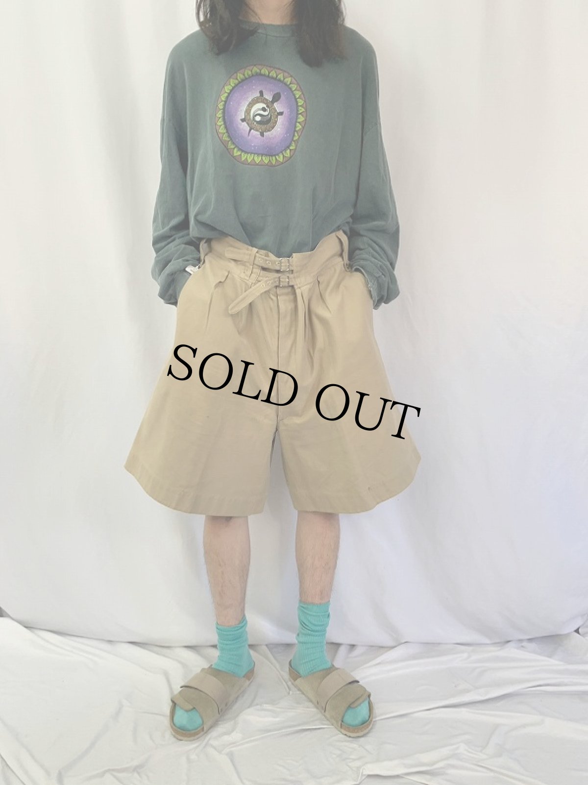 画像2: 40's Canadian Army グルカショーツ W35-38 (2)