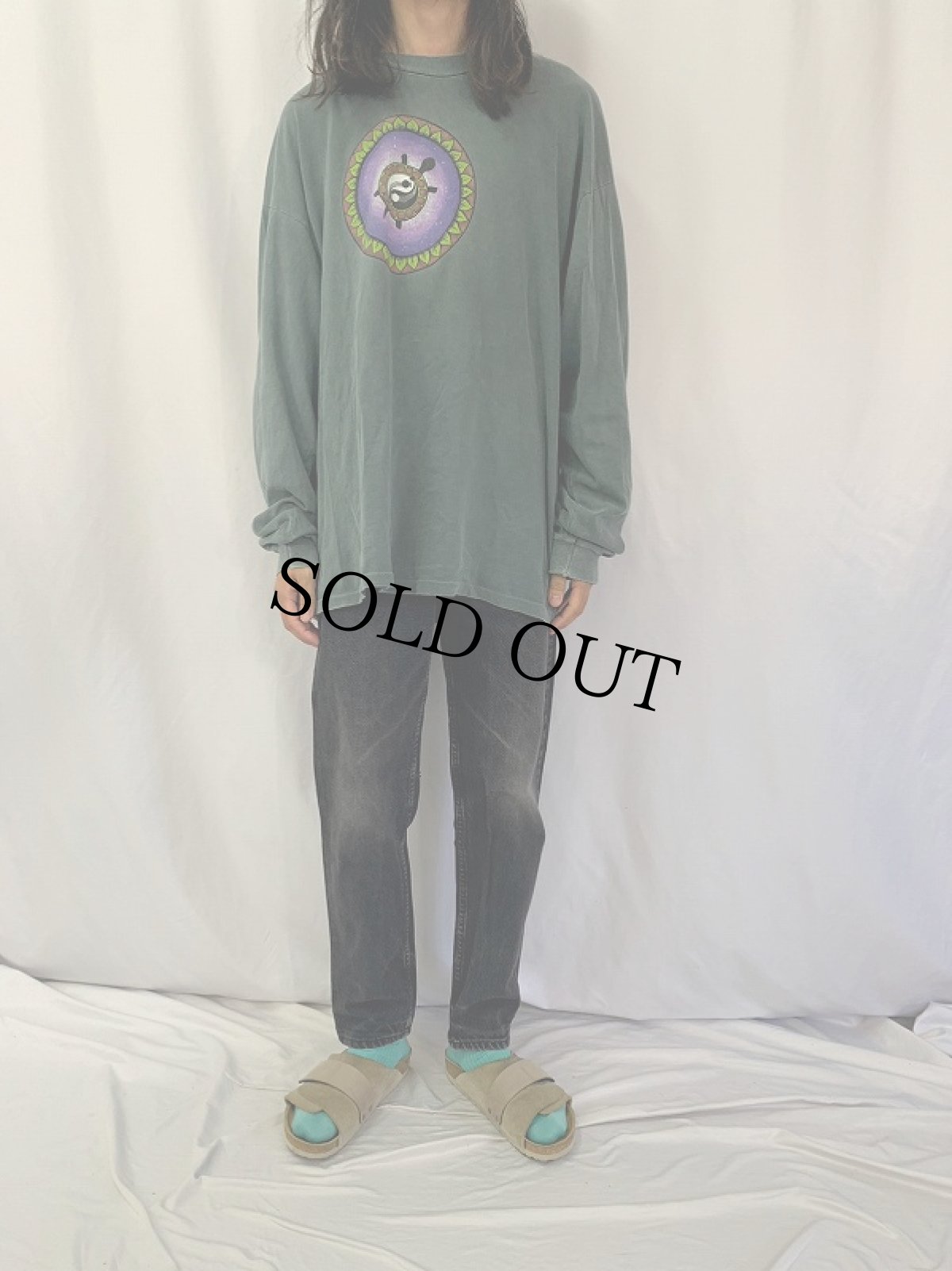 画像2: 90's Levi's 550 USA製 ブラックデニムパンツ W31 (2)