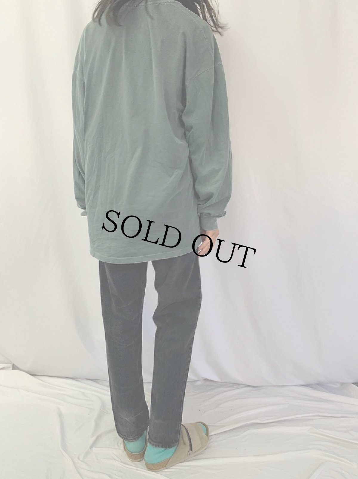 画像4: 90's Levi's 550 USA製 ブラックデニムパンツ W31 (4)