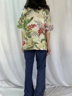 画像6: 80〜90's Reminiscence by Stewart Richer USA製 オールオーバーパターン レーヨンアロハシャツ L (6)