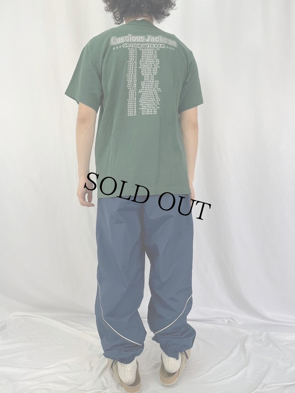 画像4: 90's LUSCIOUS JACKSON USA製 "ON TOUR WITH R.E.M." オルタナティヴロックバンドツアーTシャツ L (4)