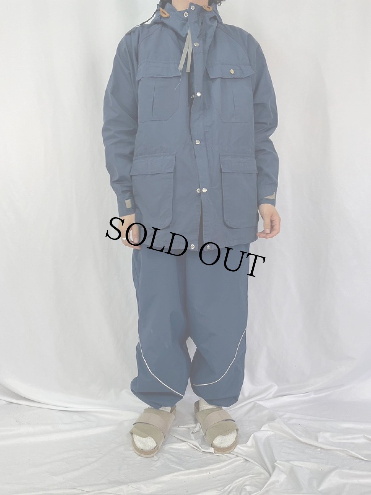 画像2: 70's SIERRA DESIGNS 60/40クロス マウンテンパーカー NAVY S (2)