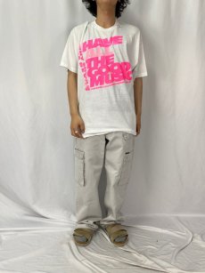 画像2: 【SALE】 90's USA製 "HAVE ALL THE GOOD MUSIC" プリントTシャツ (2)