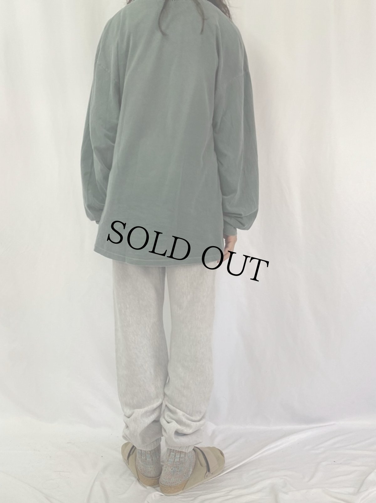 画像4: 80's Champion トリコタグ REVERSE WEAVE USA製 "MARITIME" プリントスウェットパンツ L (4)