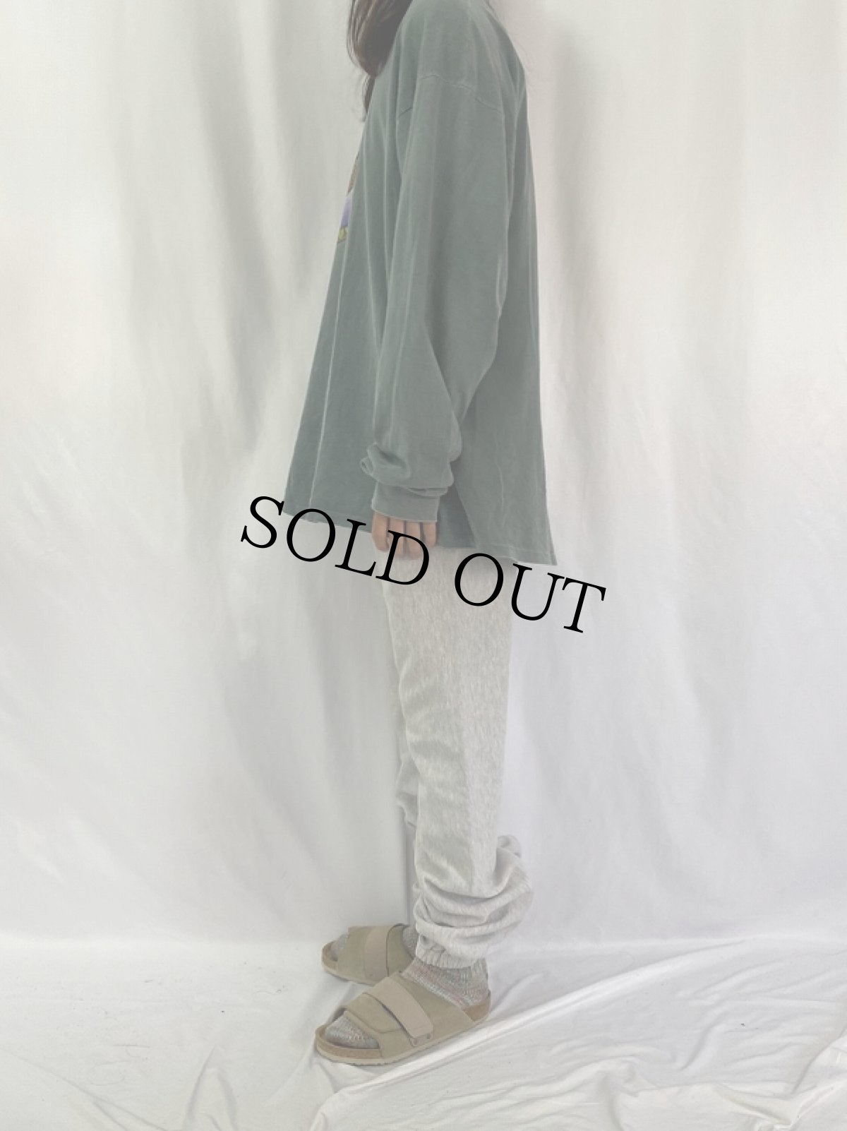 画像3: 80's Champion トリコタグ REVERSE WEAVE USA製 "MARITIME" プリントスウェットパンツ L (3)