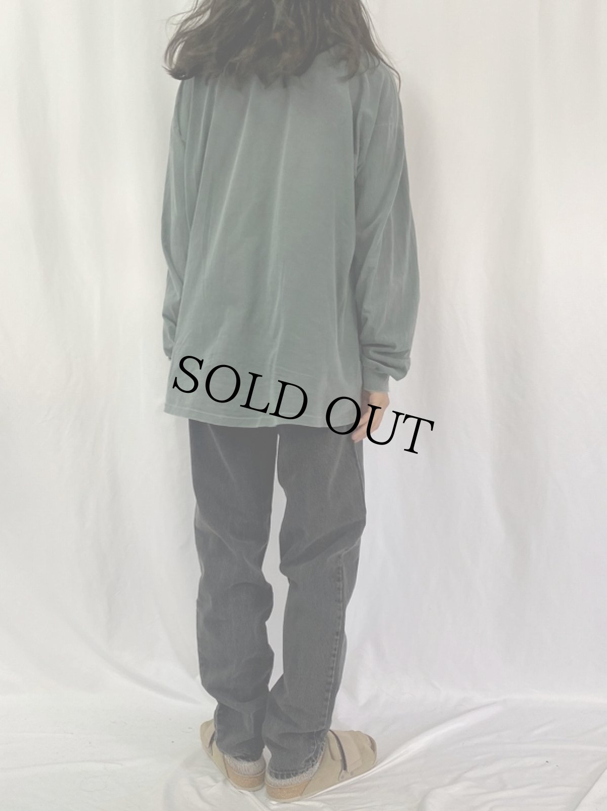 画像4: 90's Levi's 550 USA製 "サルファブラック" ブラックデニム W33 (4)