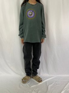 画像2: 90's Levi's 550 USA製 "サルファブラック" ブラックデニム W33 (2)