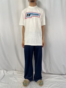 画像2: 70's USA製 "HUFFAKER ENGINEERING" 企業ロゴプリントTシャツ DEADSTOCK L (2)