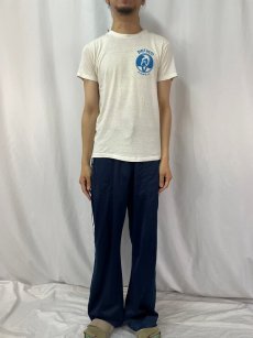 画像2: 60's Hanes "PRIMO HAWAII" 染み込みプリントTシャツ M (2)