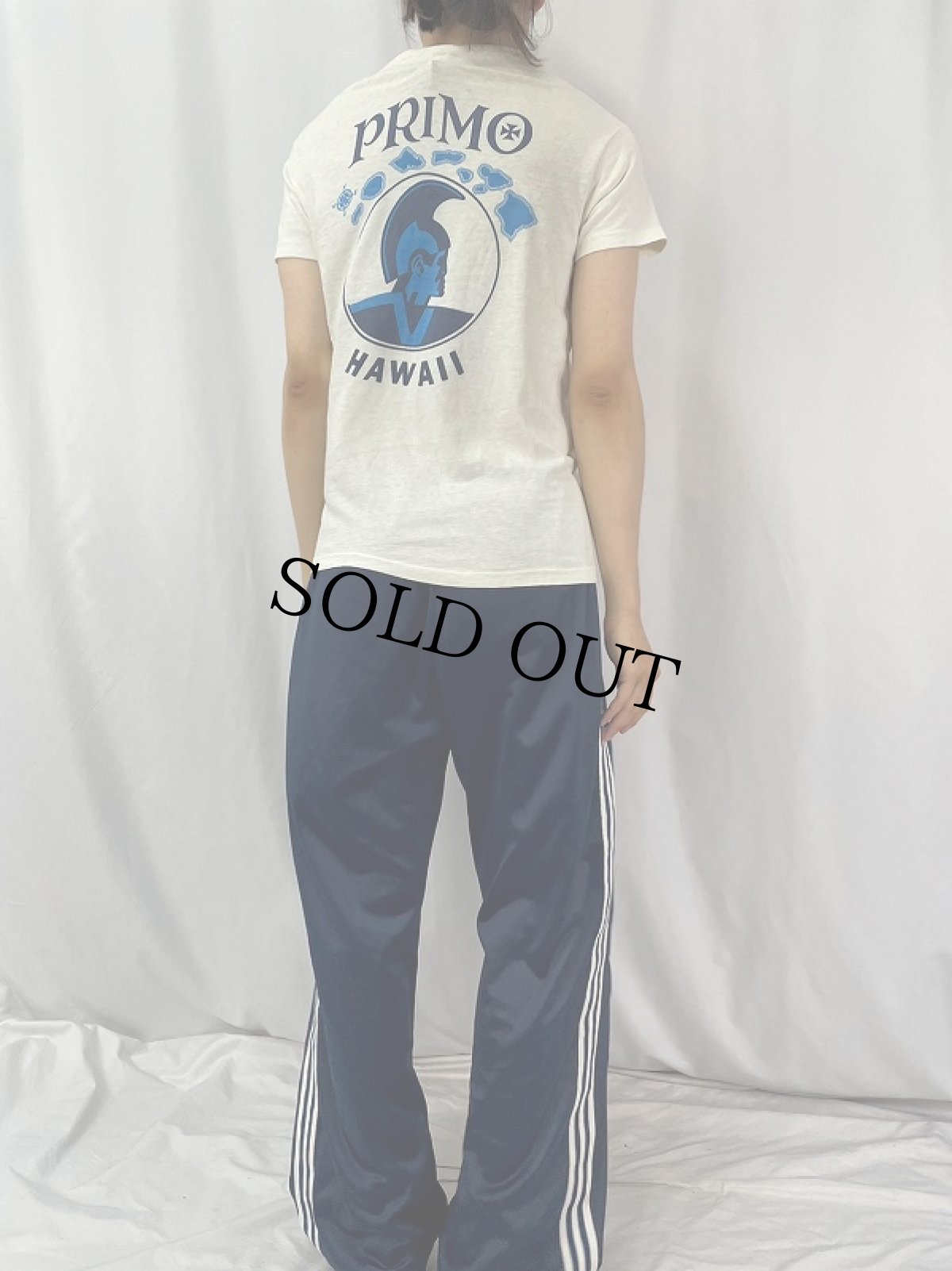 画像4: 60's Hanes "PRIMO HAWAII" 染み込みプリントTシャツ M (4)