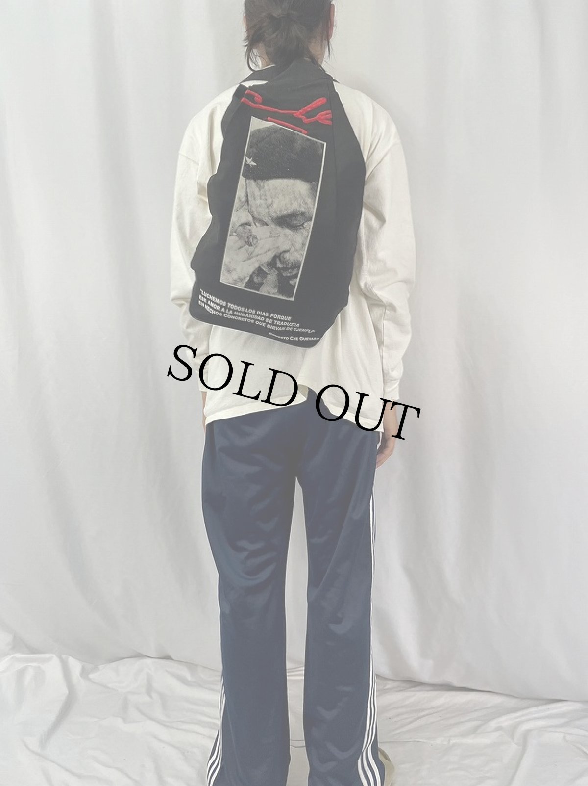 画像2: Che Guevara 偉人プリントバックパック BLACK (2)