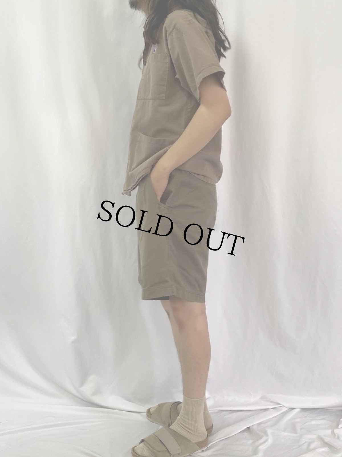 画像3: 80〜90's USA製 "RUSSELL ATHLETIC" ワッペン付き ワークシャツ L (3)