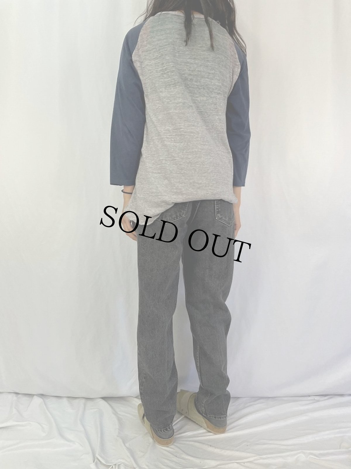 画像4: 80's Levi's 550 USA製 ブラックデニムパンツ W35 (4)