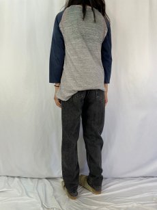 画像4: 80's Levi's 550 USA製 ブラックデニムパンツ W35 (4)