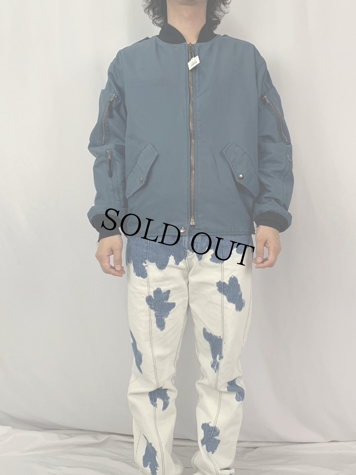 画像2: 90's〜 ROYAL CANADIAN AIR FORCE フライトジャケット (2)