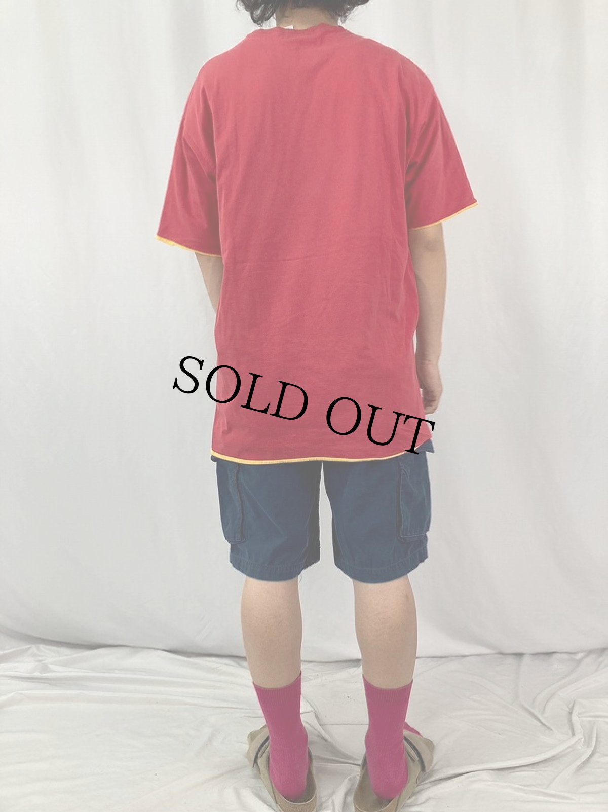 画像4: 90's POLO Ralph Lauren USA製 "POLO SPORT" リバーシブルデザインTシャツ L (4)