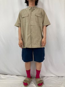 画像2: 90's POLO Ralph Lauren USA製 コットンボタンダウンシャツ L (2)