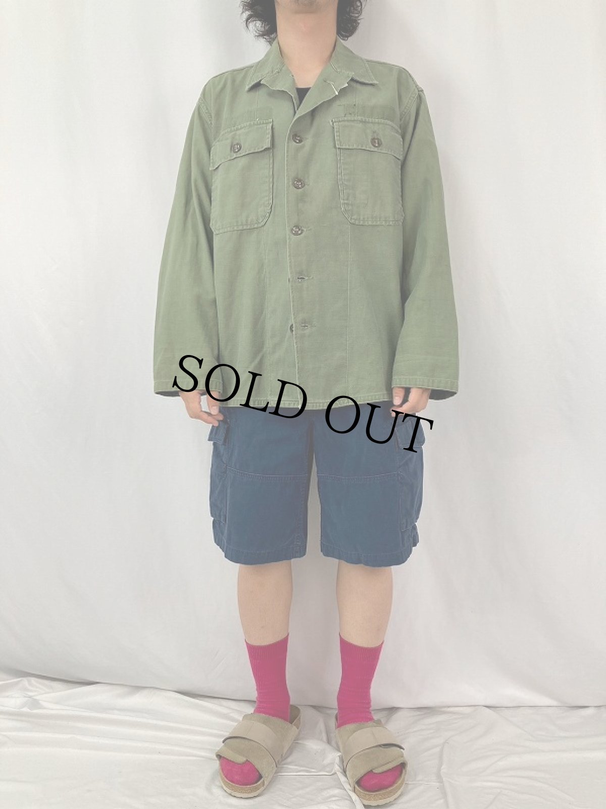 画像2: 50〜60's U.S.ARMY ユーティリティシャツ (2)