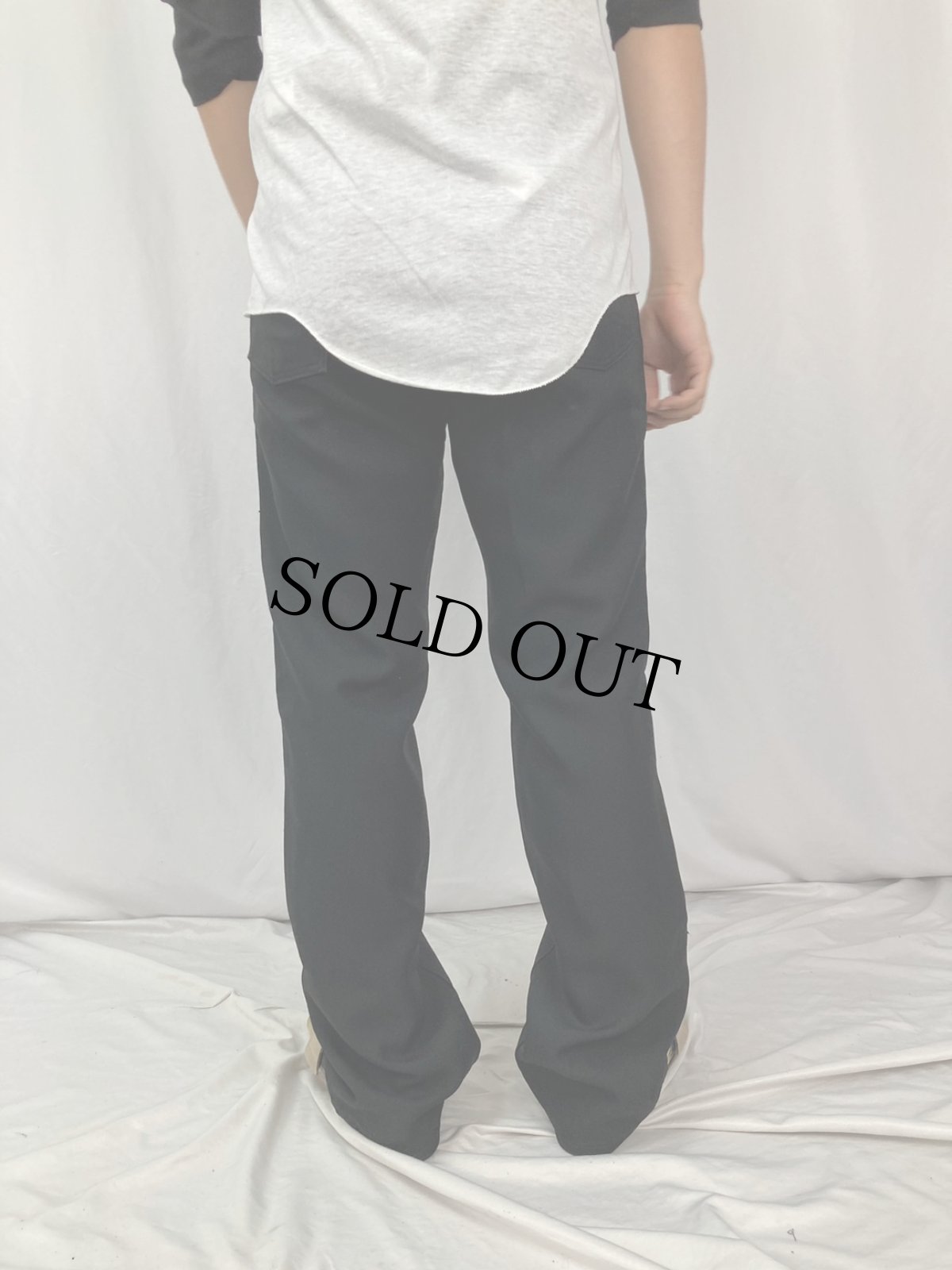 画像4: 90's Wrangler USA製 ランチャードレスジーンズ W32 BLACK (4)