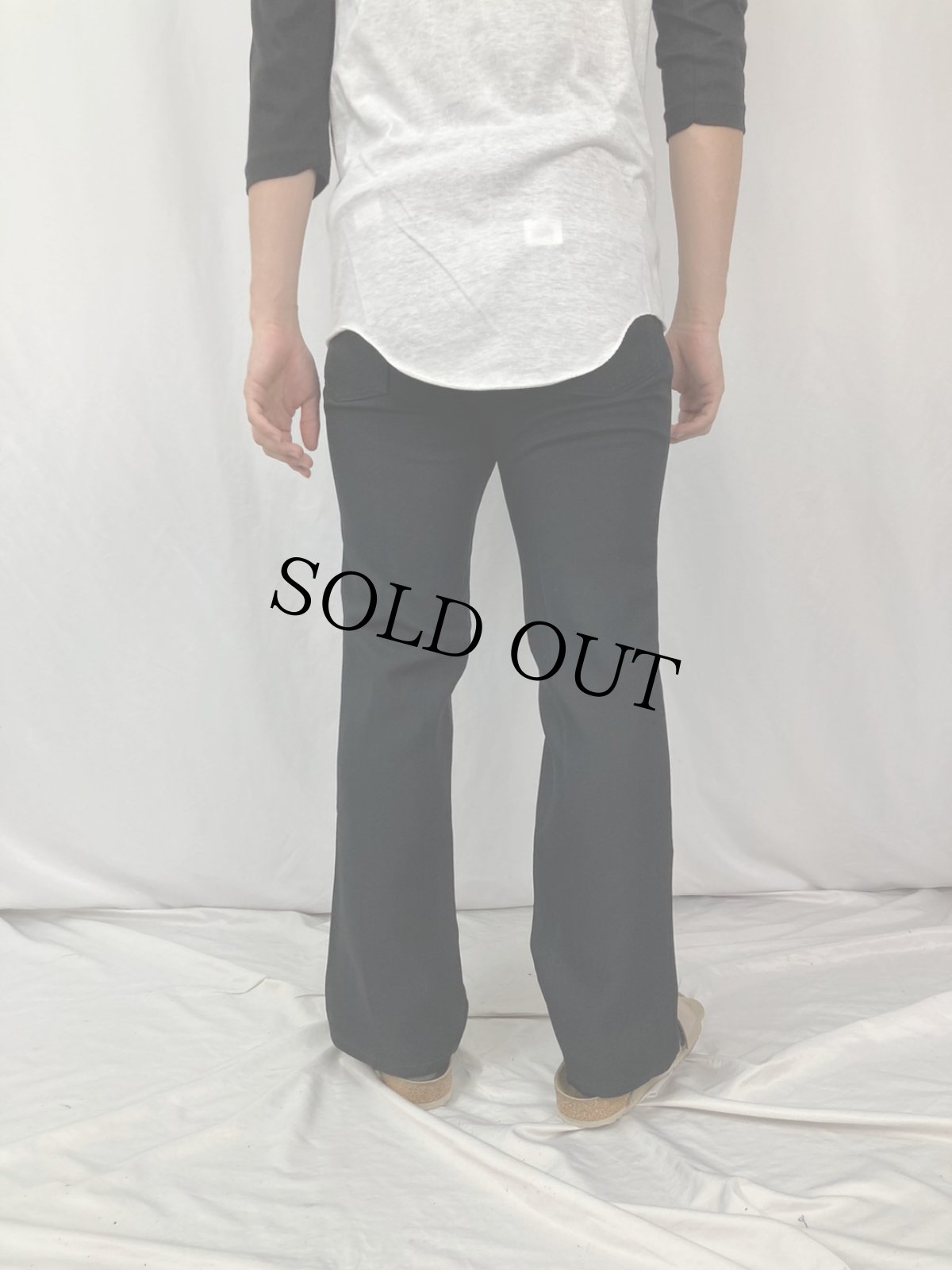 画像4: 90's Wrangler USA製 ランチャードレスジーンズ W31 BLACK (4)