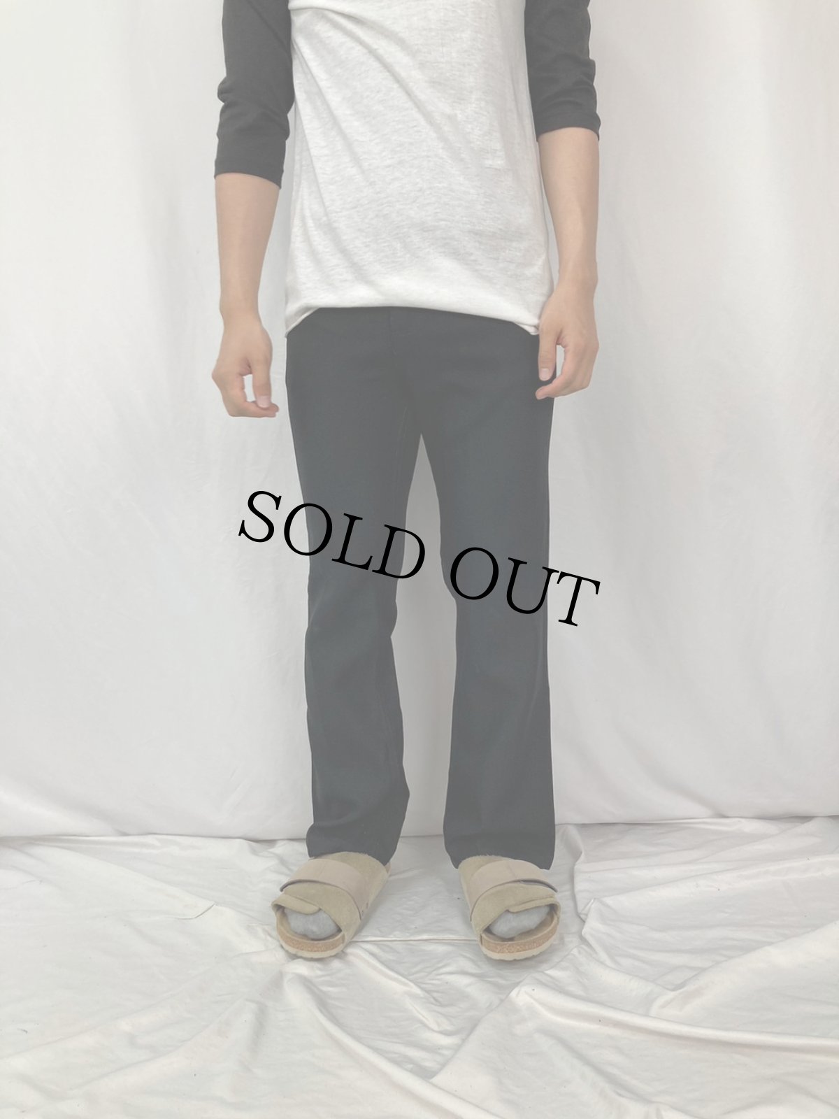 画像2: 90's Wrangler USA製 ランチャードレスジーンズ W31 BLACK (2)