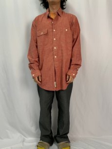 画像2: POLO Ralph Lauren シャンブレーシャツ XL (2)