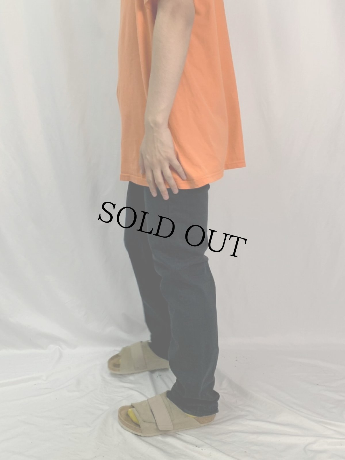 画像3: 90's EURO Levi's 501 FRANCE製 後染め ブラックデニムパンツ W29 (3)