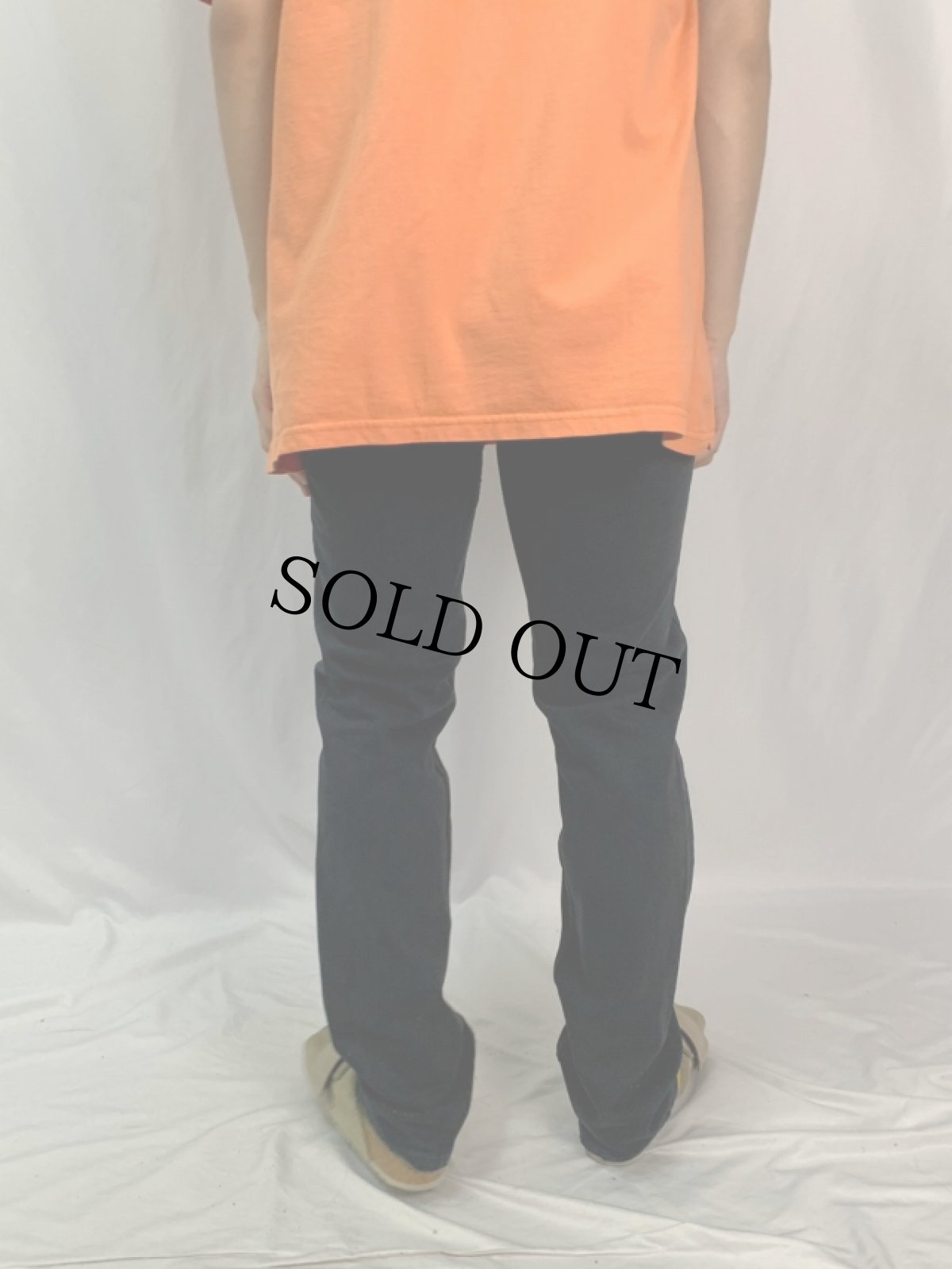 画像4: 90's EURO Levi's 501 FRANCE製 後染め ブラックデニムパンツ W29 (4)