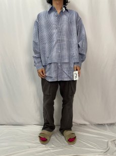画像2: 【SALE】 COMFY OUTDOOR GARMENT "NEWSPAPER SHIRTS" BLACK CHECK 【L】 (2)