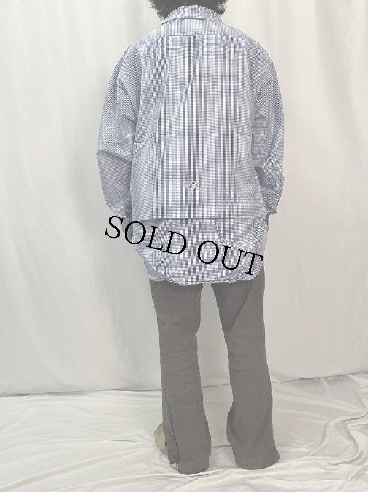 画像4: COMFY OUTDOOR GARMENT "NEWSPAPER SHIRTS" BLUE CHECK 【L】 (4)
