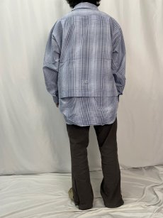 画像4: COMFY OUTDOOR GARMENT "NEWSPAPER SHIRTS" BLACK CHECK 【L】 (4)