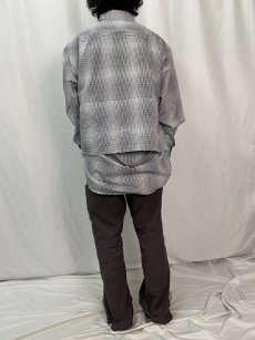 画像2: 【SALE】 COMFY OUTDOOR GARMENT "NEWSPAPER SHIRTS" BLUE CHECK 【M】 (2)