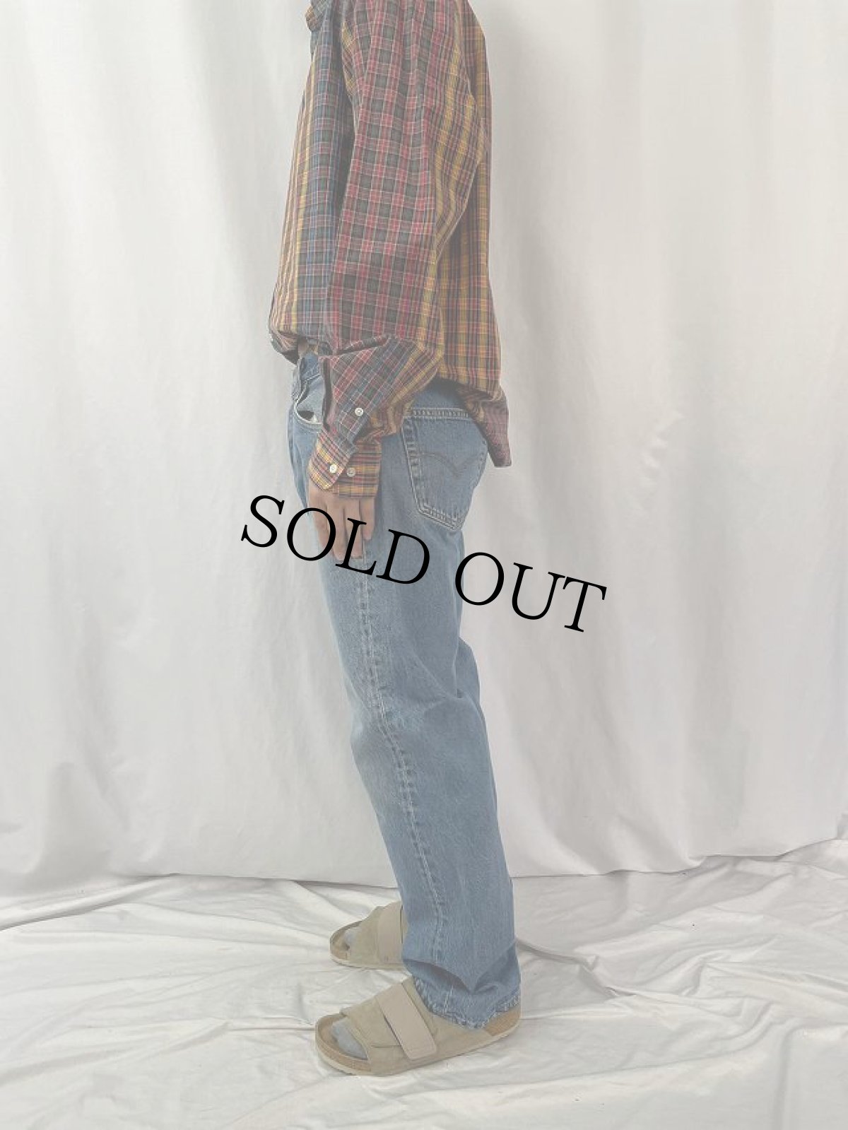 画像3: 90's Levi's 501 USA製 デニムパンツ W33 (3)