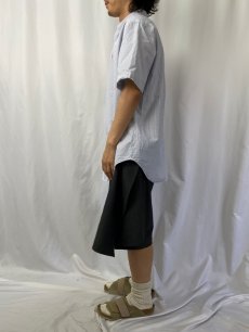 画像3: Ralph Lauren "CLASSIC FIT" ストライプ柄 コットンシアサッカーボタンダウンシャツ L (3)